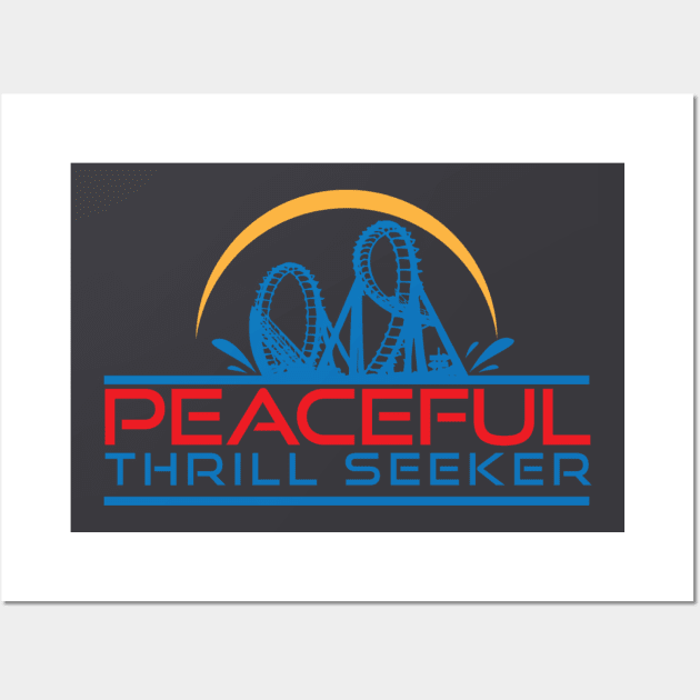 Peaceful Thrill Seeker Podcast Wall Art by opie3978